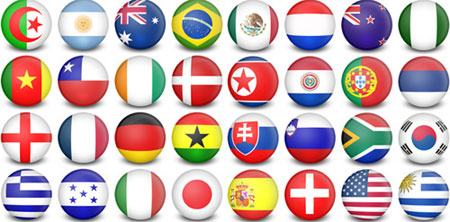 WorldCup Flag-Balls
