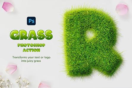 Grass Photoshop Action 7452789