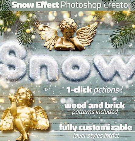 Snow Effect Photoshop Creator