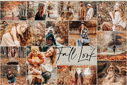 10 Fall Look Photoshop Actions And ACR Presets, Warm Autumn 1555465