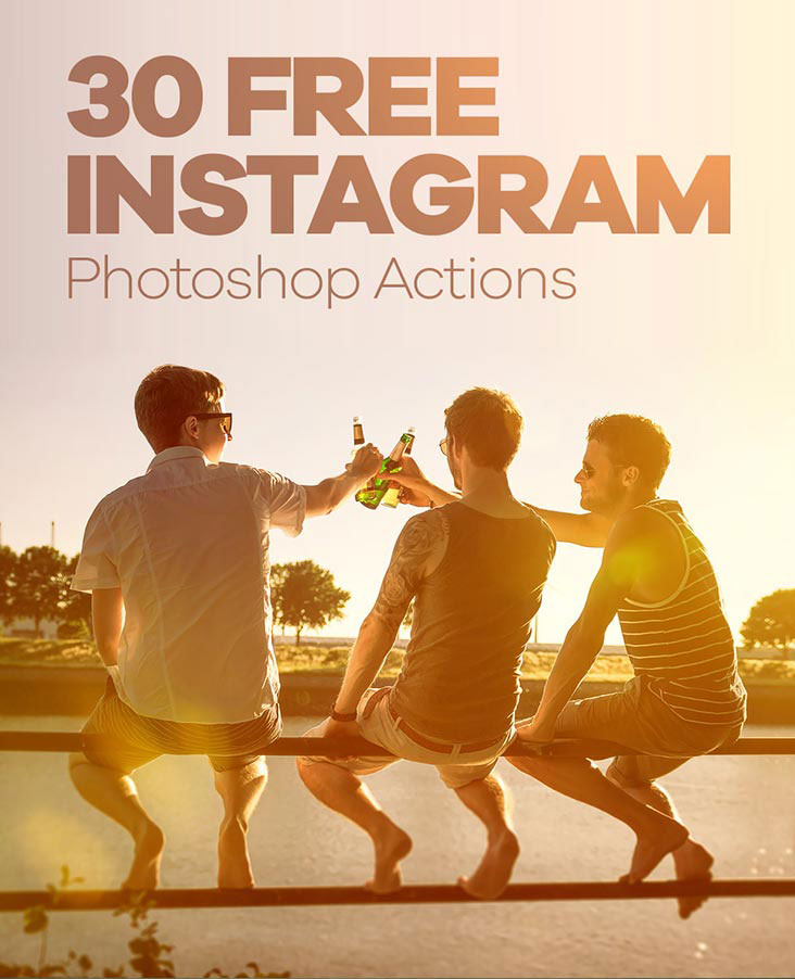 30 Free Instagram Photoshop Actions