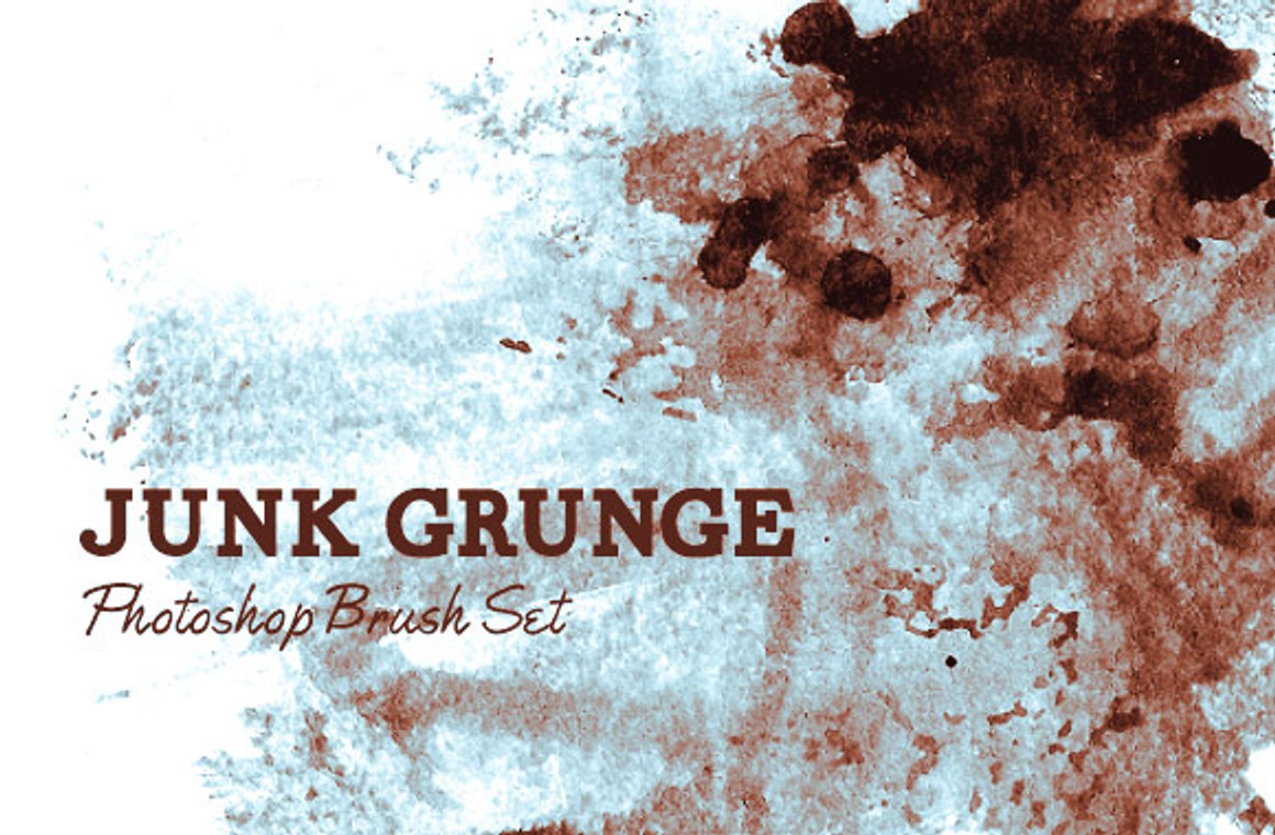 Junk Grunge Photoshop Brushes