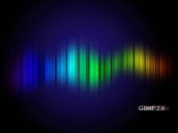 Ефект веселки в GIMP
